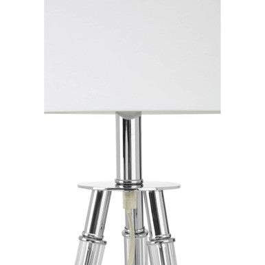 Halia Chrome Tripod Table Lamp