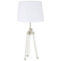 Halia Nickel Tripod Table Lamp