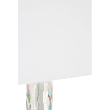 Halina Crystal White Table Lamp