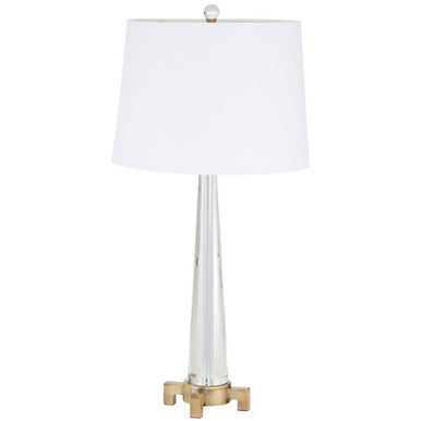 Hania Crystal Antique Brass Table Lamp