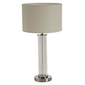 Westin Glass Chrome Contemporary Table Lamp