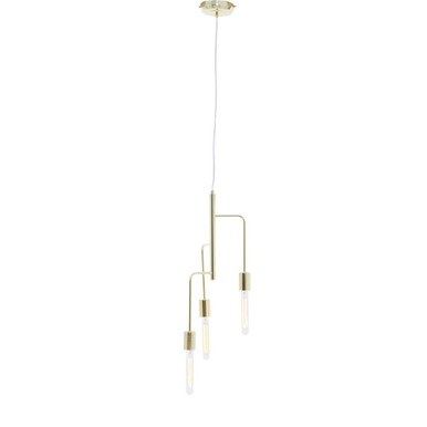 Lagona 3 Bulb Gold Pendant Light