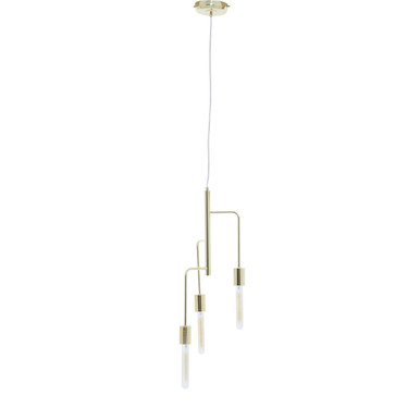 Lagona 3 Bulb Gold Pendant Light