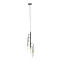 Lagona 5 Bulb Gold & Black Pendant Light