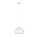 Lavis 1 Bulb White Pendant Light