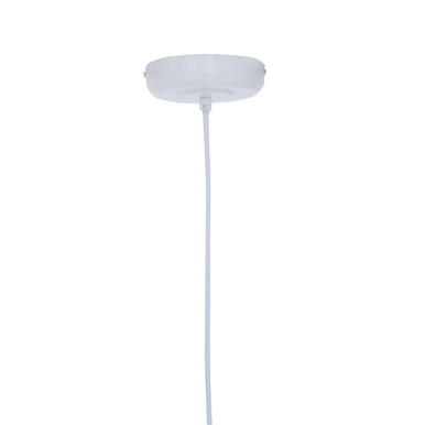 Lavis 1 Bulb White Pendant Light