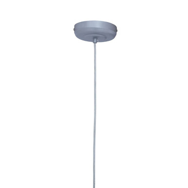Lavis 1 Bulb Silver Pendant Light
