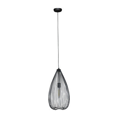 Lavis Teardrop Black Pendant Light