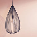 Lavis Teardrop Black Pendant Light