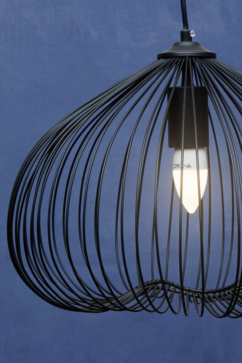 Lavis Black Pendant Light