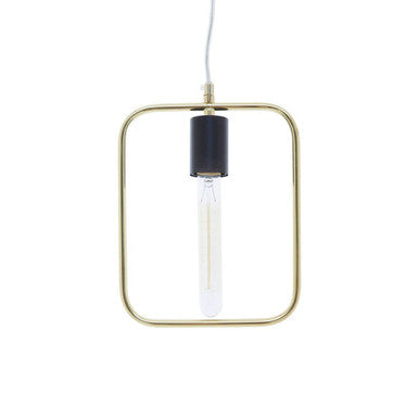 Lavis Black & Gold Pendant Light