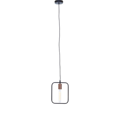 Lavis Black & Copper Pendant Light