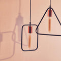 Lavis Black & Copper Pendant Light