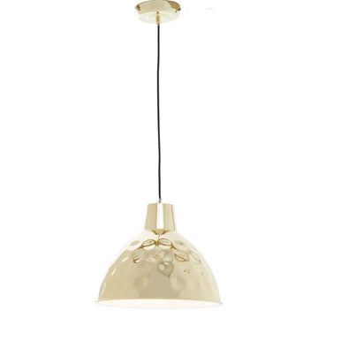Leni Gold Hammered Pendant Light 35Cm