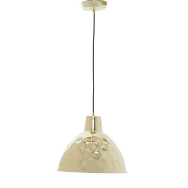 Leni Gold Hammered Pendant Light 35Cm