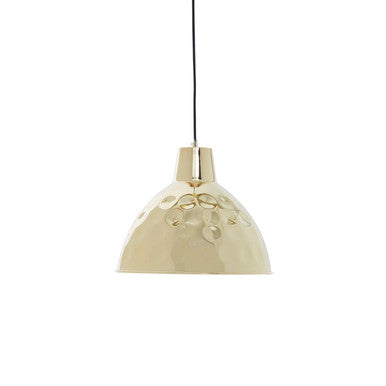 Leni Gold Hammered Pendant Light 35Cm