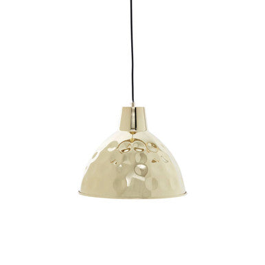Leni Gold Hammered Pendant Light 35Cm