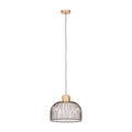 Lenno Black & Antique Brass Pendant Light
