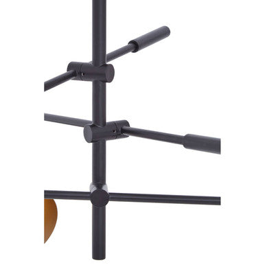 Linox 3 Shade Black & Gold Pendant