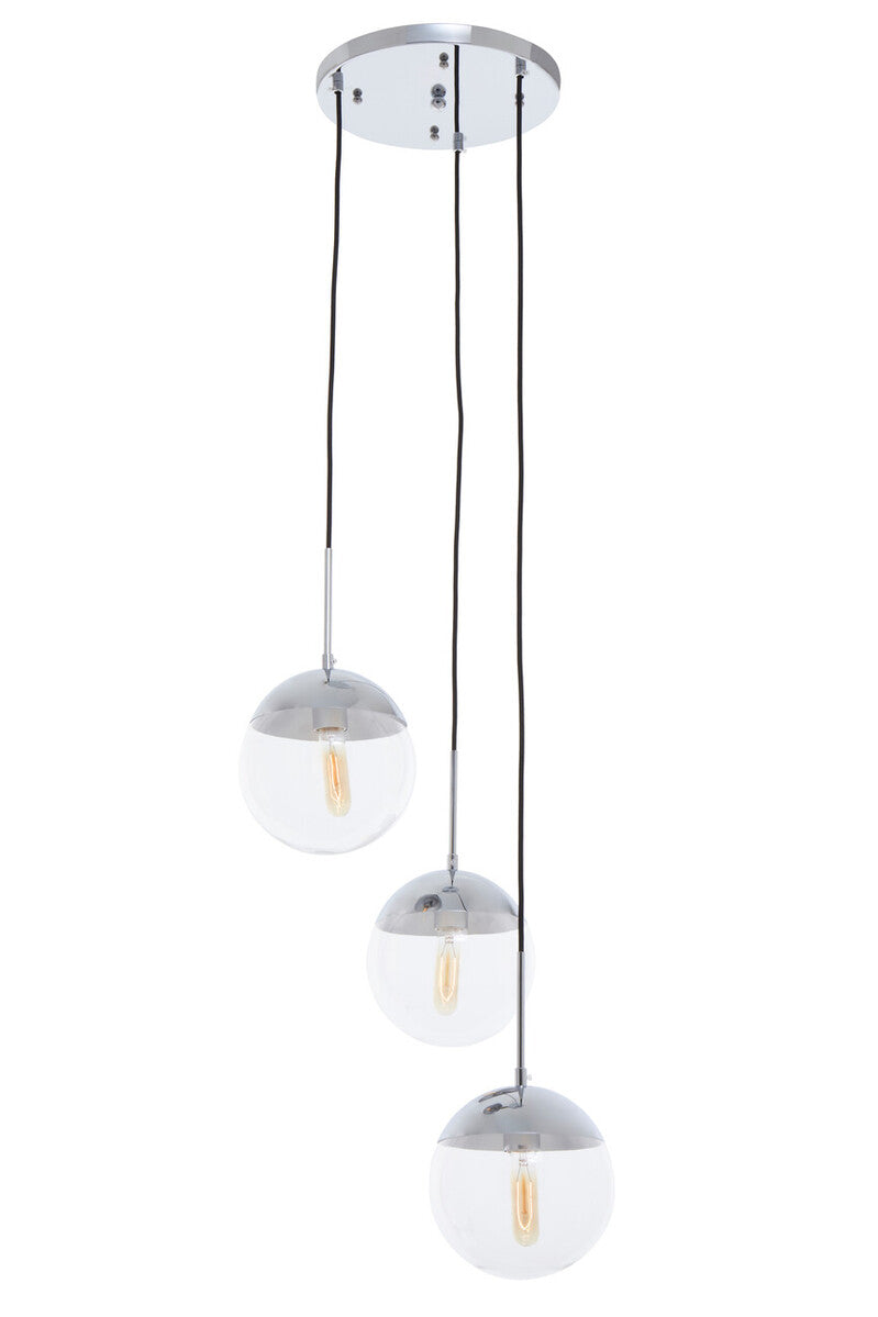 Revive Chrome 3 Pendant Light