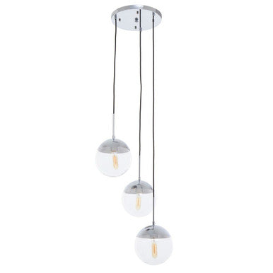 Revive Chrome 3 Pendant Light
