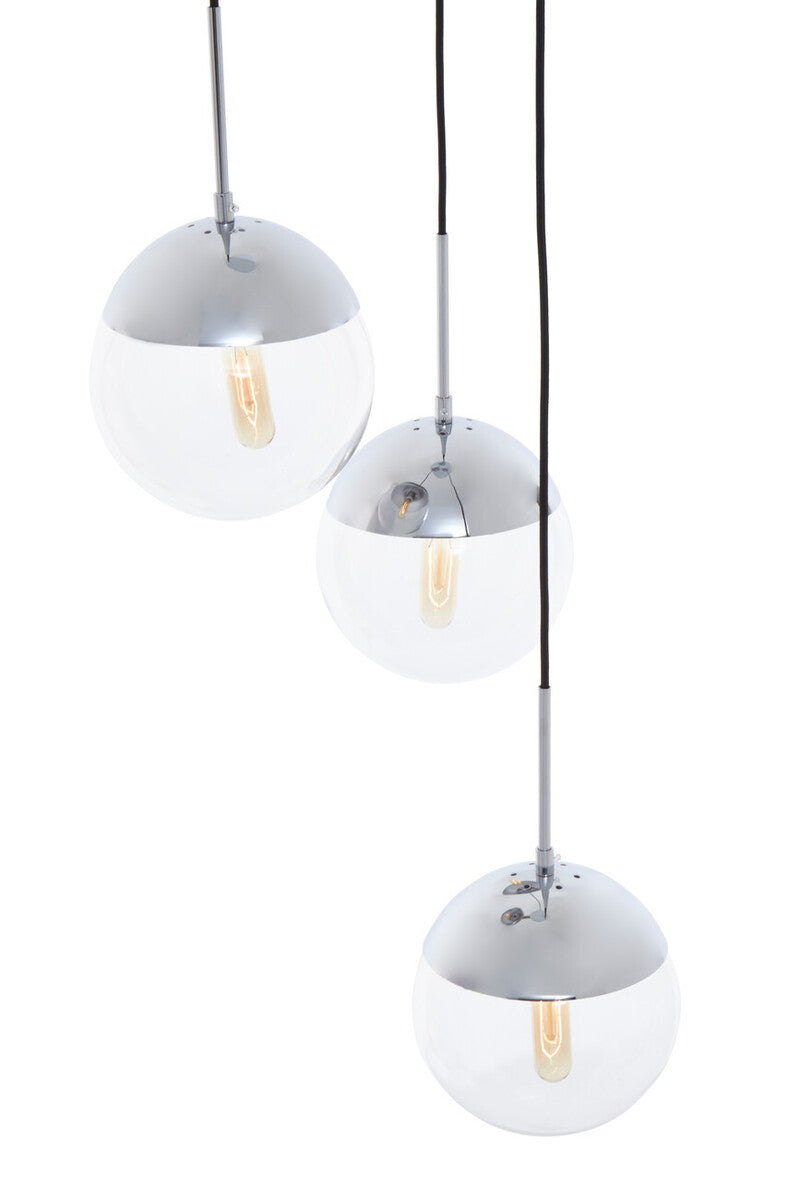Revive Chrome 3 Pendant Light