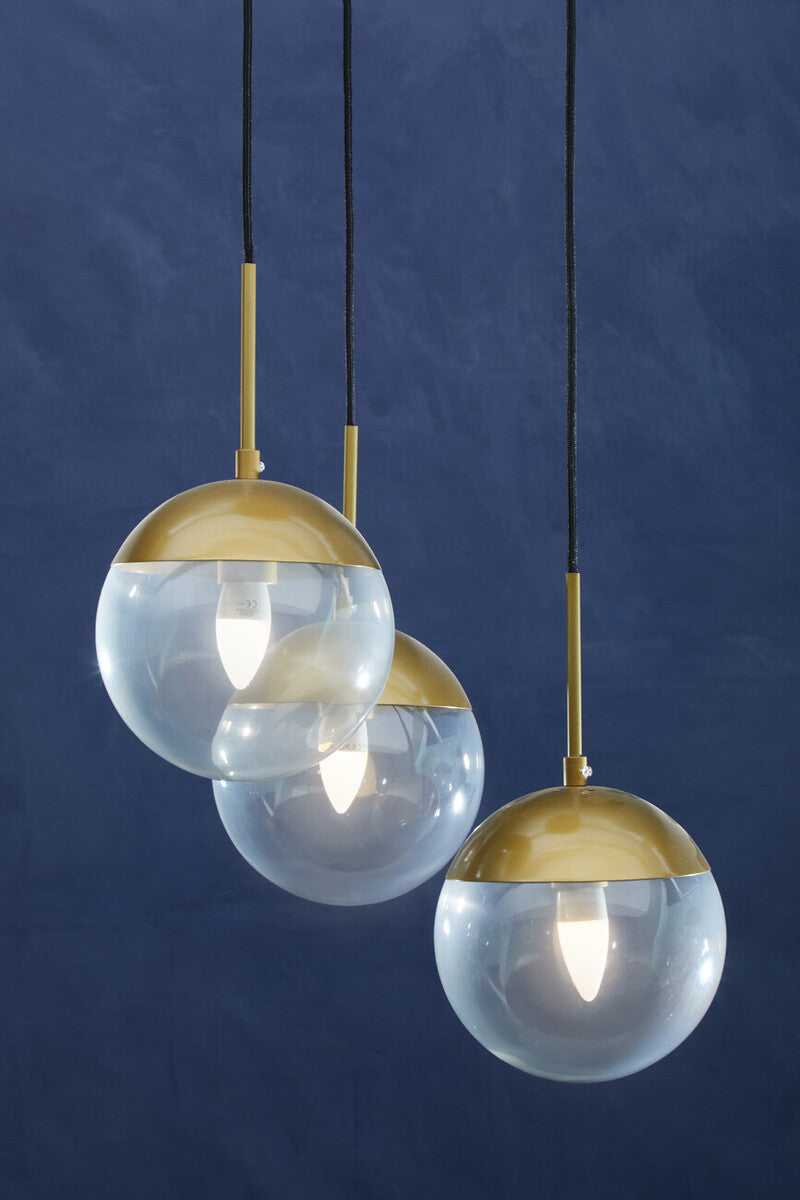 Revive Gold 3 Bulb Pendant Light