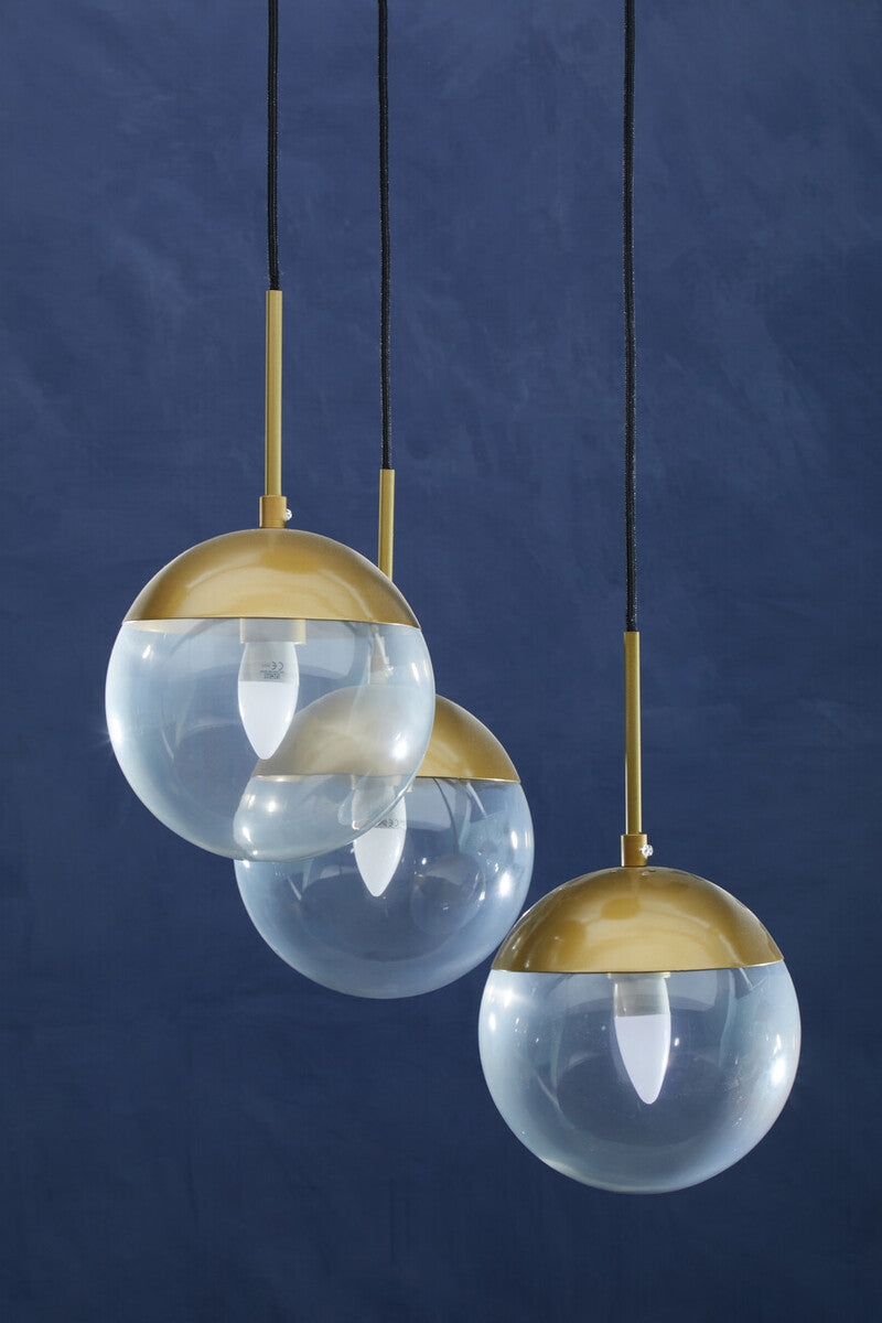 Revive Gold 3 Bulb Pendant Light