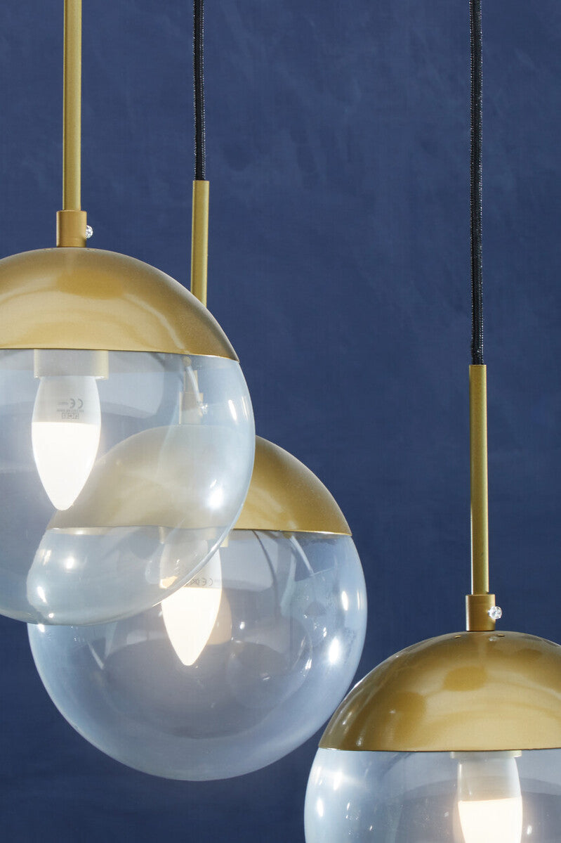 Revive Gold 3 Bulb Pendant Light