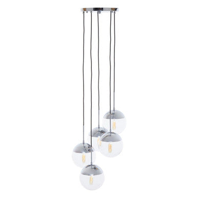Revive Chrome Five Pendant Lights