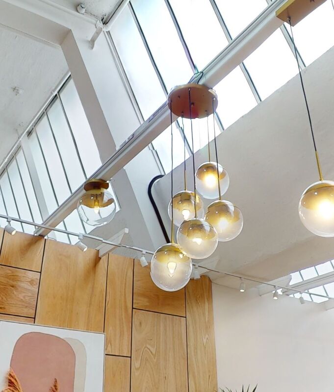Revive Gold Five Pendant Lights