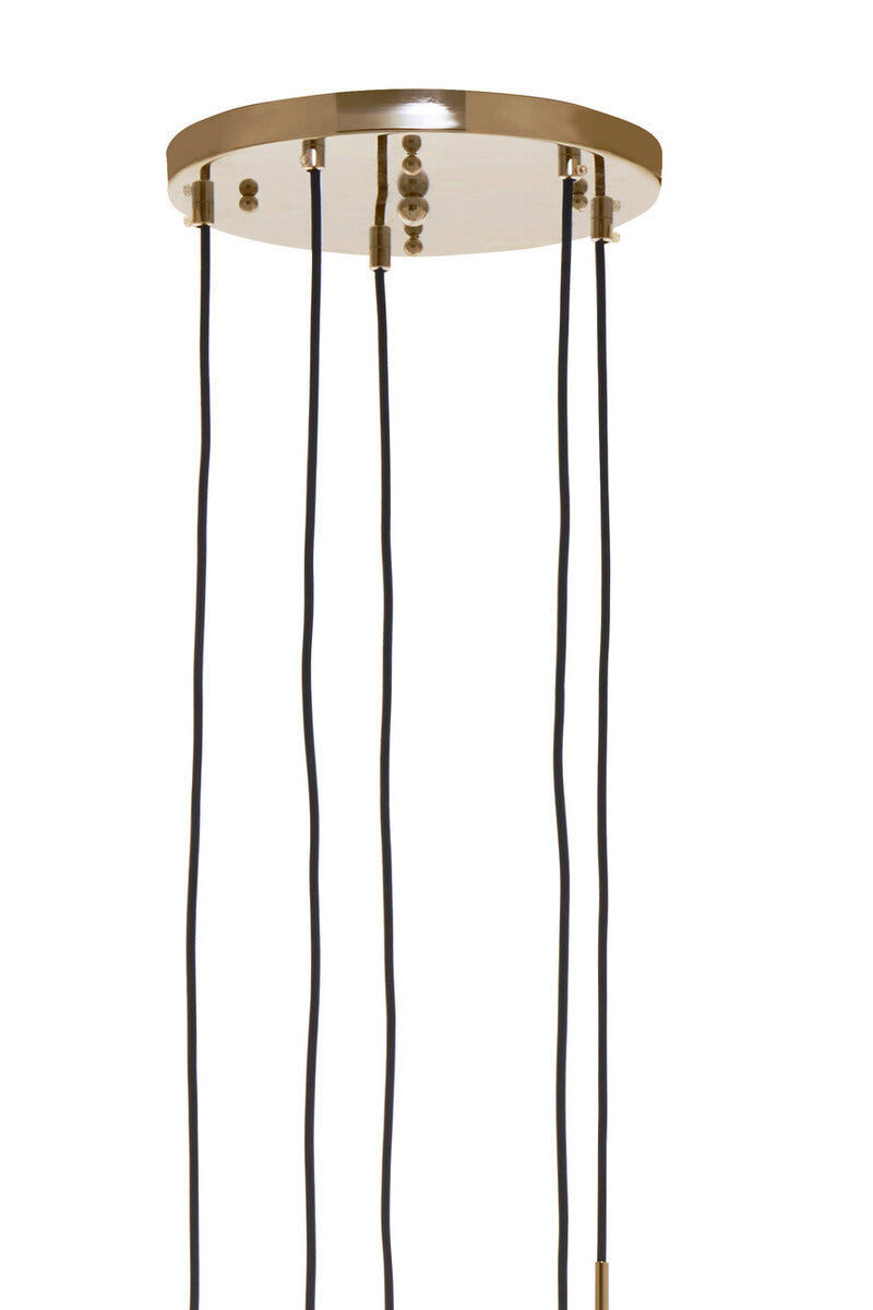 Revive Gold Five Pendant Lights
