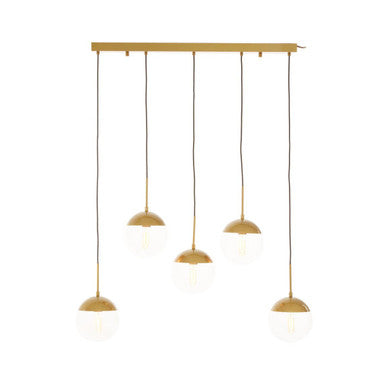 Revive Gold Glass Shades Pendant Light
