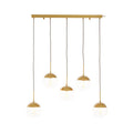 Revive Gold Glass Shades Pendant Light