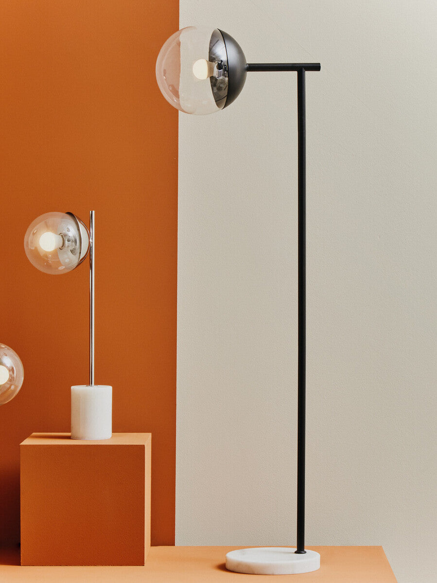 Revive Black Floor Lamp