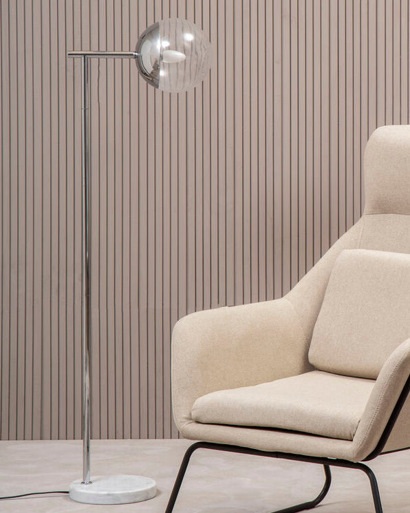 Revive Chrome Floor Lamp