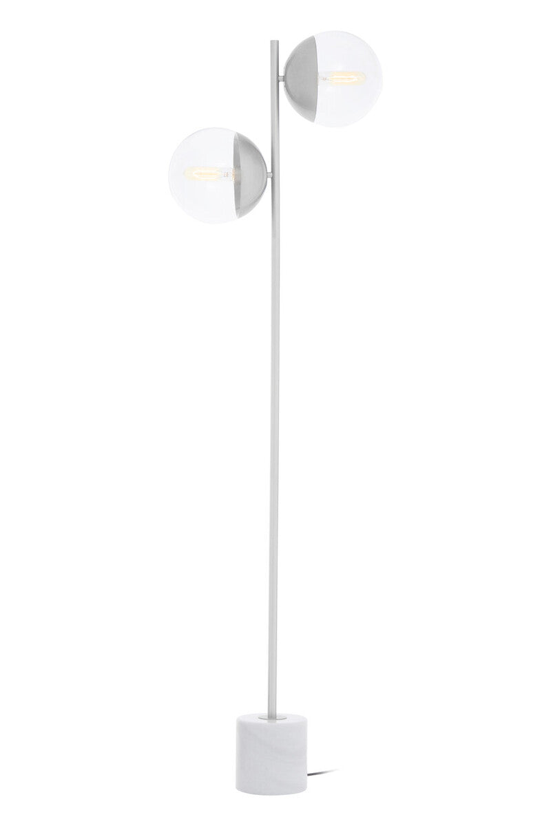 Revive Chrome 2 Light Floor Lamp