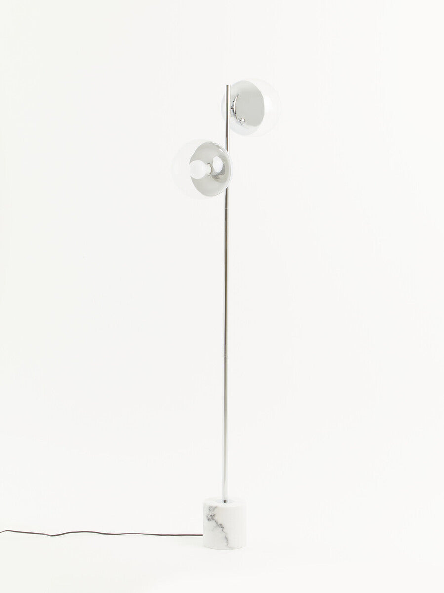Revive Chrome 2 Light Floor Lamp