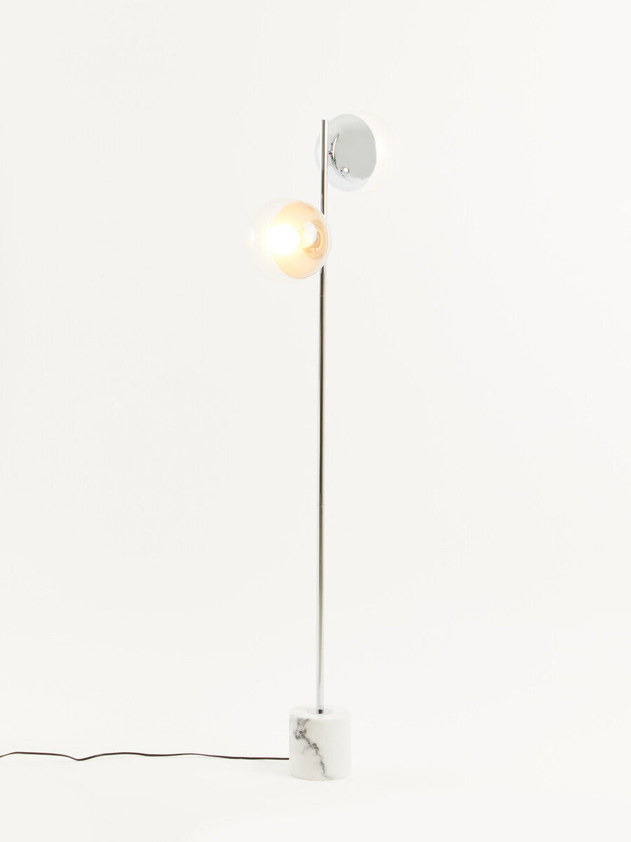 Revive Chrome 2 Light Floor Lamp