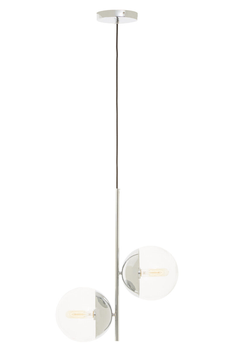 Revive Chrome 2 Bulb Pendant Light