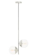 Revive Chrome 2 Bulb Pendant Light