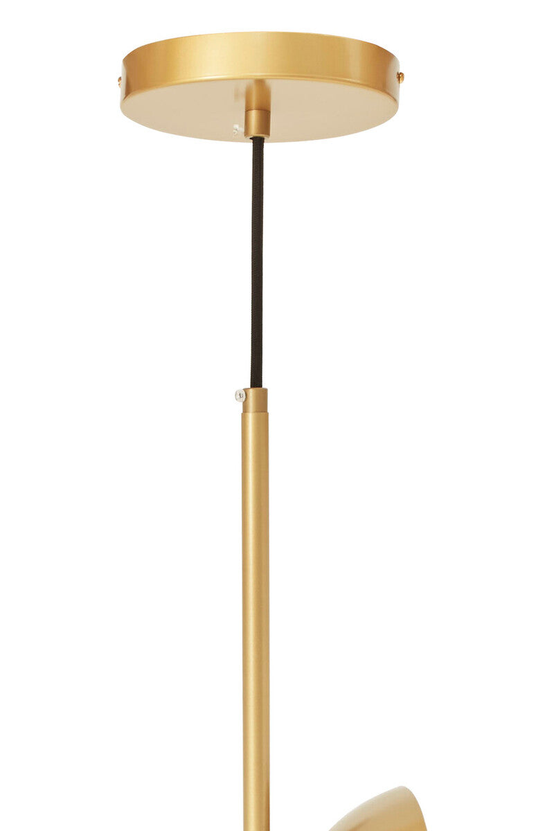 Revive Gold Pendant Light With Two Glass Shades