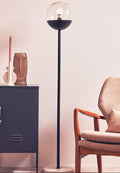 Revive Black Metal Floor Lamp