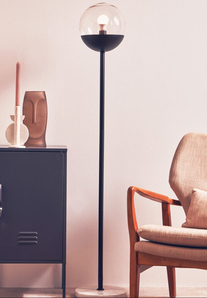 Revive Black Metal Floor Lamp