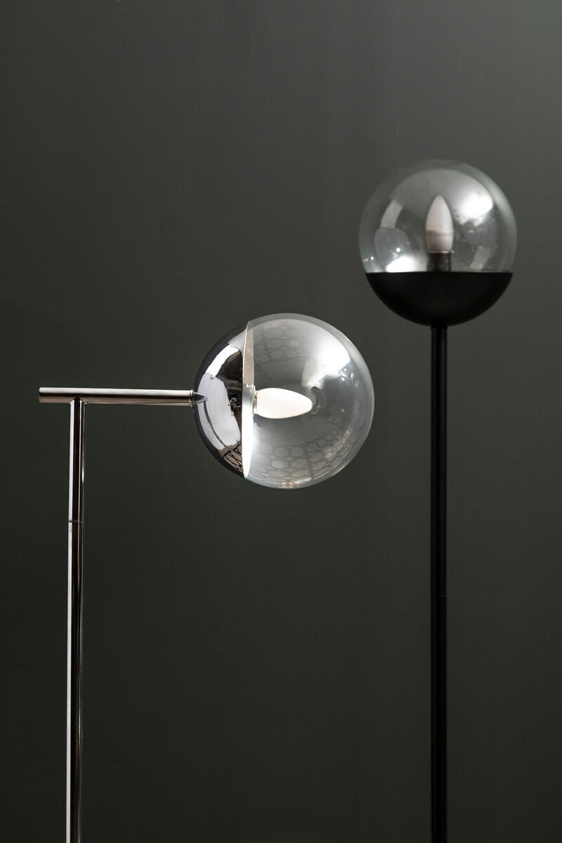 Revive Black Metal Floor Lamp