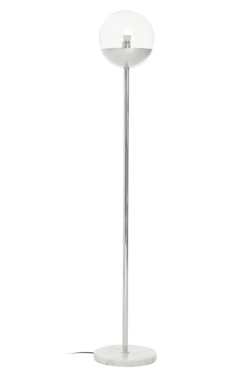 Revive Chrome Metal Floor Lamp
