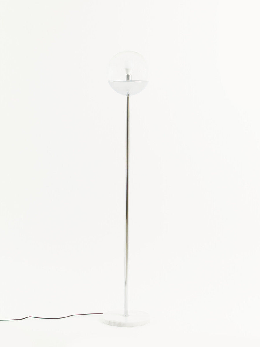 Revive Chrome Metal Floor Lamp