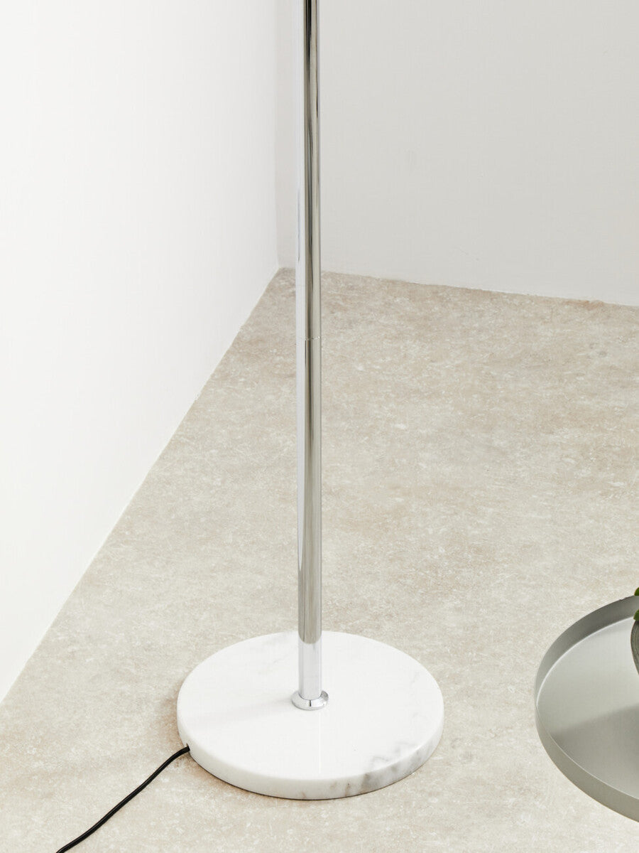Revive Chrome Metal Floor Lamp