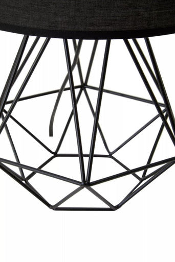 Wyra Black Shade Table Lamp