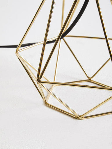 Wyra Black & Gold Table Lamp